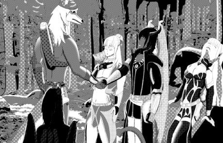 Student manga artwork